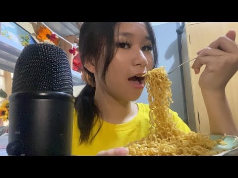 ASMR Eating Indomie Mi Goreng Noodles 🍜 | MUKBANG ASMR