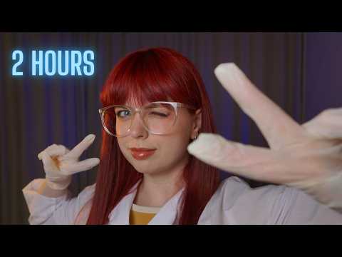 [ASMR 2 HOURS] Detailed Hair Check | Medical ASMR, Hair Brushing
