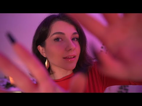 ASMR | Tocando TU CARITA con uñas largas (lens tapping, mouth sounds, hand movements) *No Talking*