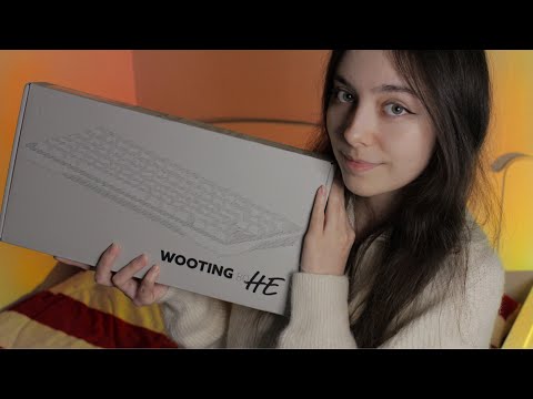 ASMR распаковка и обзор клавиатуры WOOTING 80HE ⌨️✨