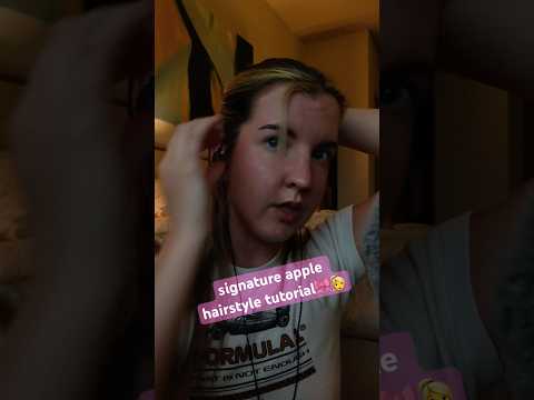 SUPER EASY half up half down tutorial *highly requested* #asmr #hair #hairstyle