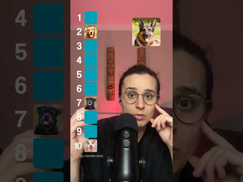 ASMR FR| JE CLASSE DES RACES DE CHIEN 🐶 #asmrfr #asmr #ranking #chuchotement RANKING DOGS