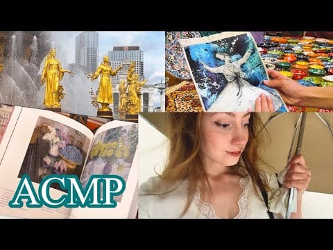 АСМР-влог‧˚꒰🐾୭ вместе гуляем по Москве˖᯽ ݁˖тихий голос 