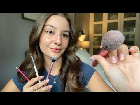 ASMR Σου βουρτσίζω το πρόσωπό σου ₊‧ 𐙚 ‧₊˚ (Face Brushing Greek ASMR)