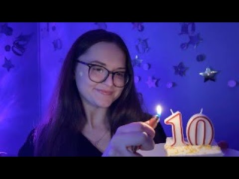 ASMR Thank You For 10,000 Subscribers!! 🎉🎂