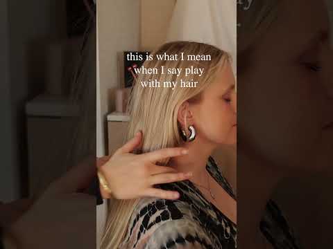 My hair needs this #asmr #relaxing #hairplay