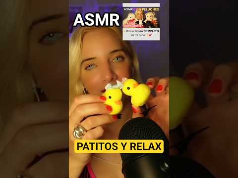 ASMR TE RELAJO CON ESTOS PATITOS 🐥 #asmr #asmrespañol