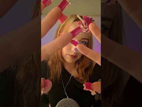 #asmr layered face scratching 💅