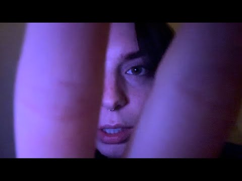 lofi asmr | up close mouth sounds, inaudible whispers, touching your face, etc…