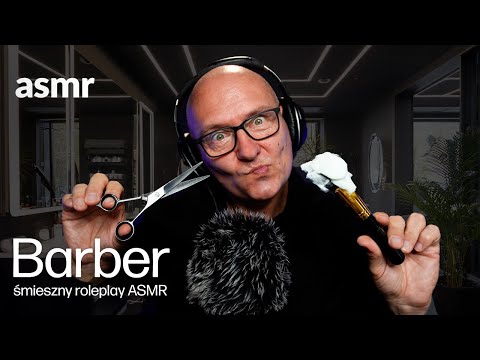 Śmieszny roleplay ASMR Barber I Klaudia Leclercq