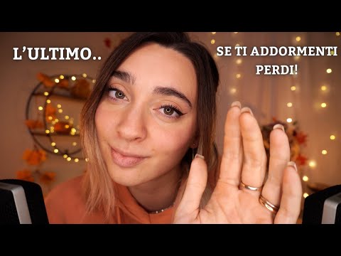 ULTIMA CHALLENGE ASMR: SE TI ADDORMENTI PERDI!