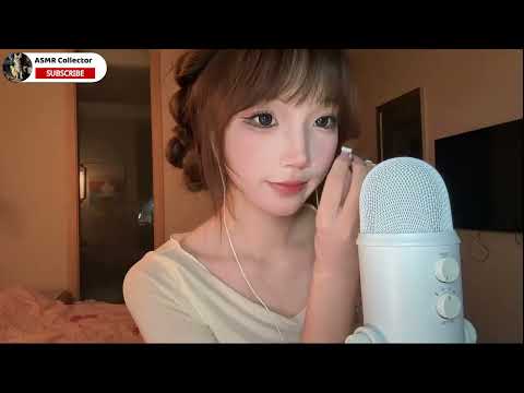 ASMR｜Wooden spoon tapping | mouth sounds | kissing sounds.