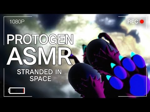[FURRY ASMR] Protogen floats in space and gives you tingles~ (Ramblings and whispering)