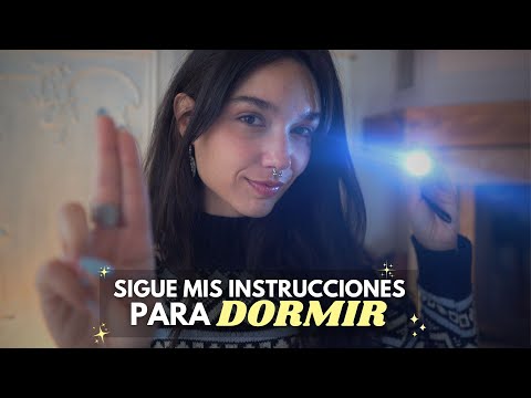 ASMR Español Sigue Mis Instrucciones Para RELAJARTE | FOCUS ON ME