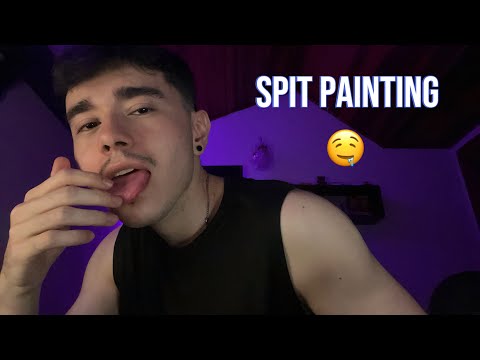 Hypnotic Spit Painting ASMR | Focus, Relax, and Tingle Like Never Before