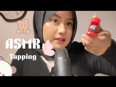ASMR Addictive Tapping with Rambling ( Whispering , Soft Spoken)