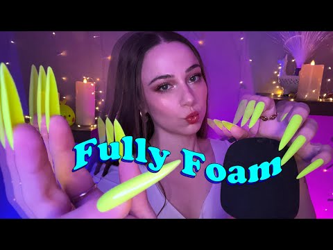 ASMR Fall Asleep to the Foam Mic ☆💕