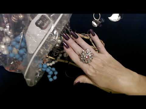 ASMR | Goodwill Jewelry Bag Show & Tell 5-3-2020 (Whisper)