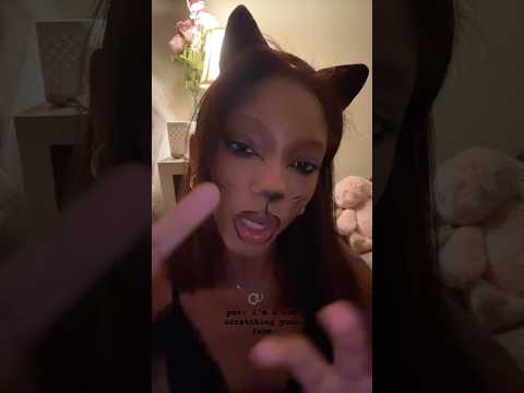 #pov i'm a cat scratching away your face🐈‍⬛⋆. 𐙚 ˚ #asmr #makeup