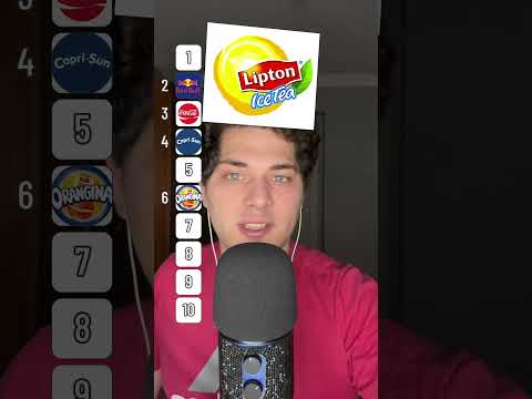 ASMR Français : CLASSEMENT BOISSONS 🥤#asmr #asmrfrançais #classement #boissons #shorts