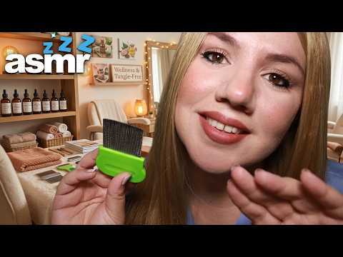 ASMR Sleep Inducing NURSE Scalp and Lice CHECK Roleplay