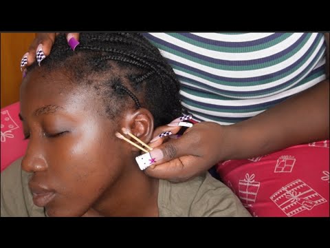 ASMR Attentive DEEP Ear Wax Cleaning, Picking & Gum Chewing