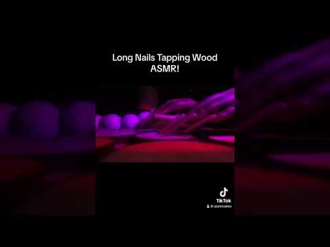 Wood is my favorite! #asmr #nailtapping #foryou #youtubeshorts
