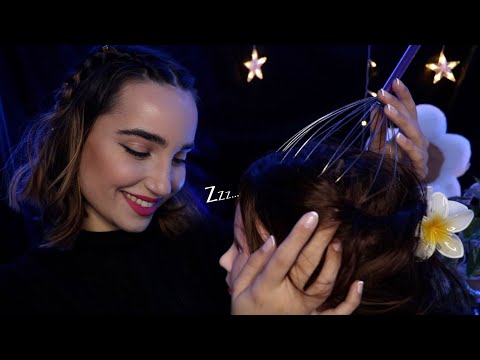 ASMR Roleplay : MASSAGE CRANIEN POUR ELLE 💆🏽‍♀️💤