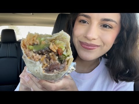 ASMR BURRITO MUKBANG 🌯 