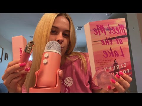 ASMR Tingly Tapping on Pink Items with Pink Nails💅🏼