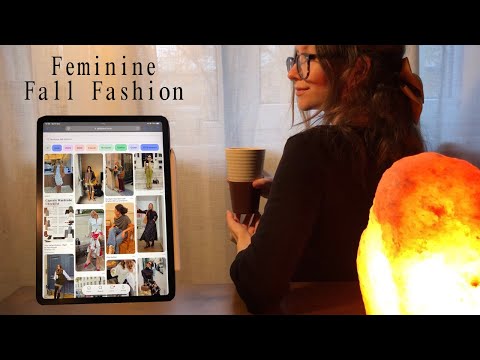 ASMR Come Scrolling Through Pinterest With Me ❤️ Feminine Fall Fashion ❤️ Soft Spoken ❤️