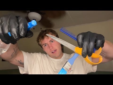 the most perfect haircut asmr video
