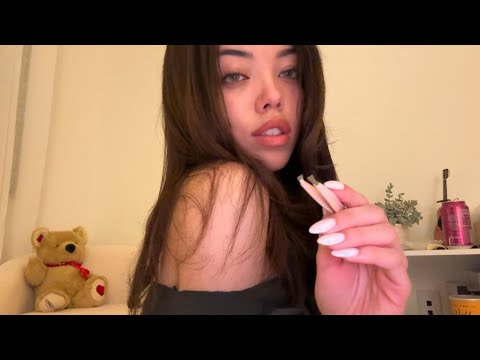 ASMR Best Friend *who’s secretly in love with you* Plucks Your Eyebrows!