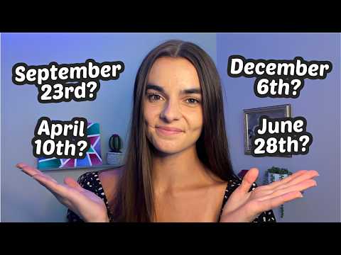 ASMR When I Say Your Birthday You Can Go To Sleep | Fun Fact About Every Date