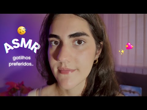 ASMR com os gatilhos que VOCÊS mais pediram💖😴 (os mais relaxantes)