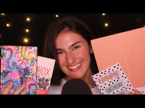 [ASMR] what I got for my 20th birthday 🎁 // meine Geburtstagsgeschenke //  IsabellASMR