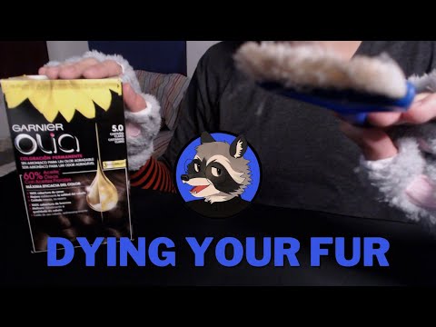 [Furry ASMR] Friend Helps you Dye Your Fur (Brushing, Hand and Mouth Sounds)