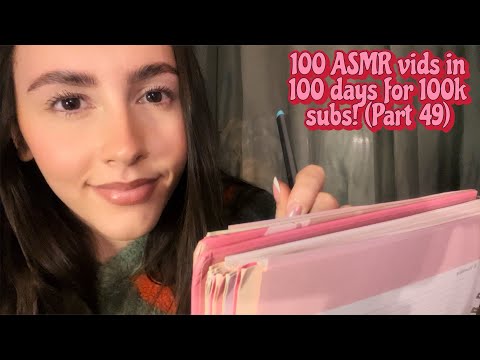 ASMR- If you answer YES, you can fall asleep (50 personal questions🌚🪐) 