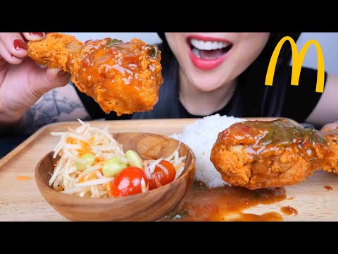 McDonald's Thailand  EDITION (ASMR EATING SOUNDS) LIGHT WHISPERS | SAS-ASMR