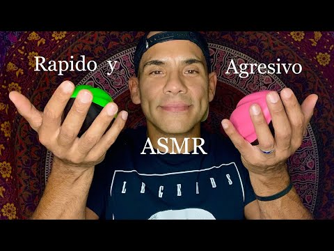 ASMR TAPPING RAPIDO Y AGRESIVO SONIDITOS COSQUILLOSOS 💗 (en español)