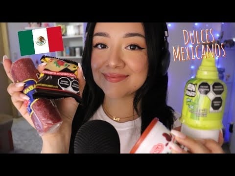 ASMR✨eating Mexican candy I've never tried before!!🍬