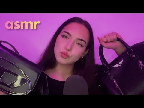 ASMR : TRIGGERS SUR MES SACS (tapping, scratching…￼)