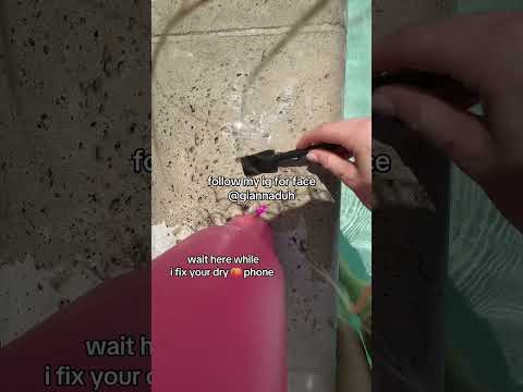 hydrating your phone / pool concrete asmr #asmr #relax #asmrgames #sleep #oddlysatisfying