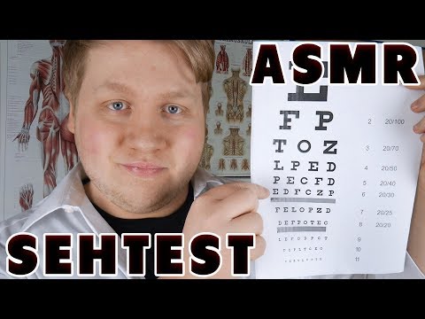 ASMR | SEHTEST mit Augenuntersuchung (Roleplay) auf Deutsch/German