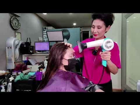 미용실ASMR (시각과청각의활성화) 동영상 2시간 긴영상으로 컷트 염색 펌 시청을 만끽하시기를 바랍니다!!~Korean Beauty salon ASMR (Visual and