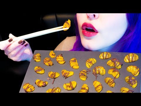 ASMR: Chocolate Sprinkled Tangerines | Dessert Idea ~ Relaxing Eating Sounds [No Talking|V] 😻