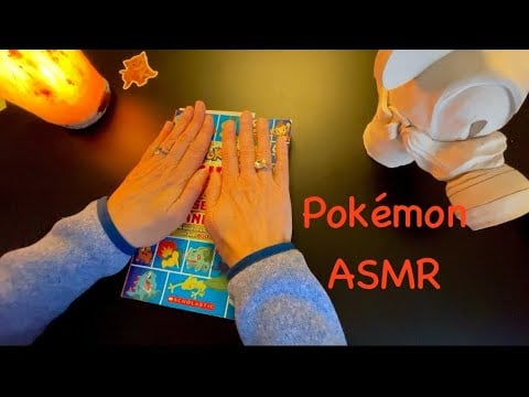 Pokémon Book ASMR Soft Spoken Reading and Page Turning, No Frills
