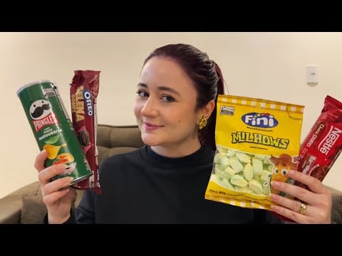 ASMR: PROVANDO GULOSEIMAS DO MERCADO