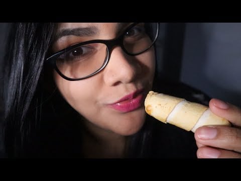 ASMR comiendo tequeños y charlando