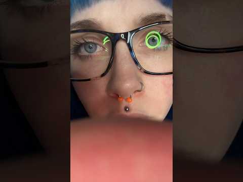 ASMR eyelash 👁️ full on ✅⏰ #personalattentionasmr #asmr #shorts #asmrscratching